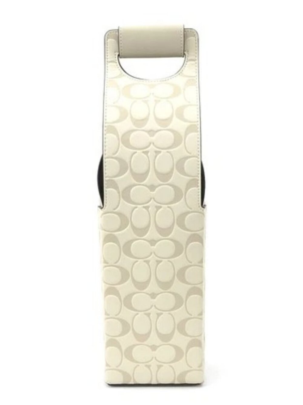 Auth COACH Signature Wine Bag Off White Leather - r10677j - Picture 3 of 13